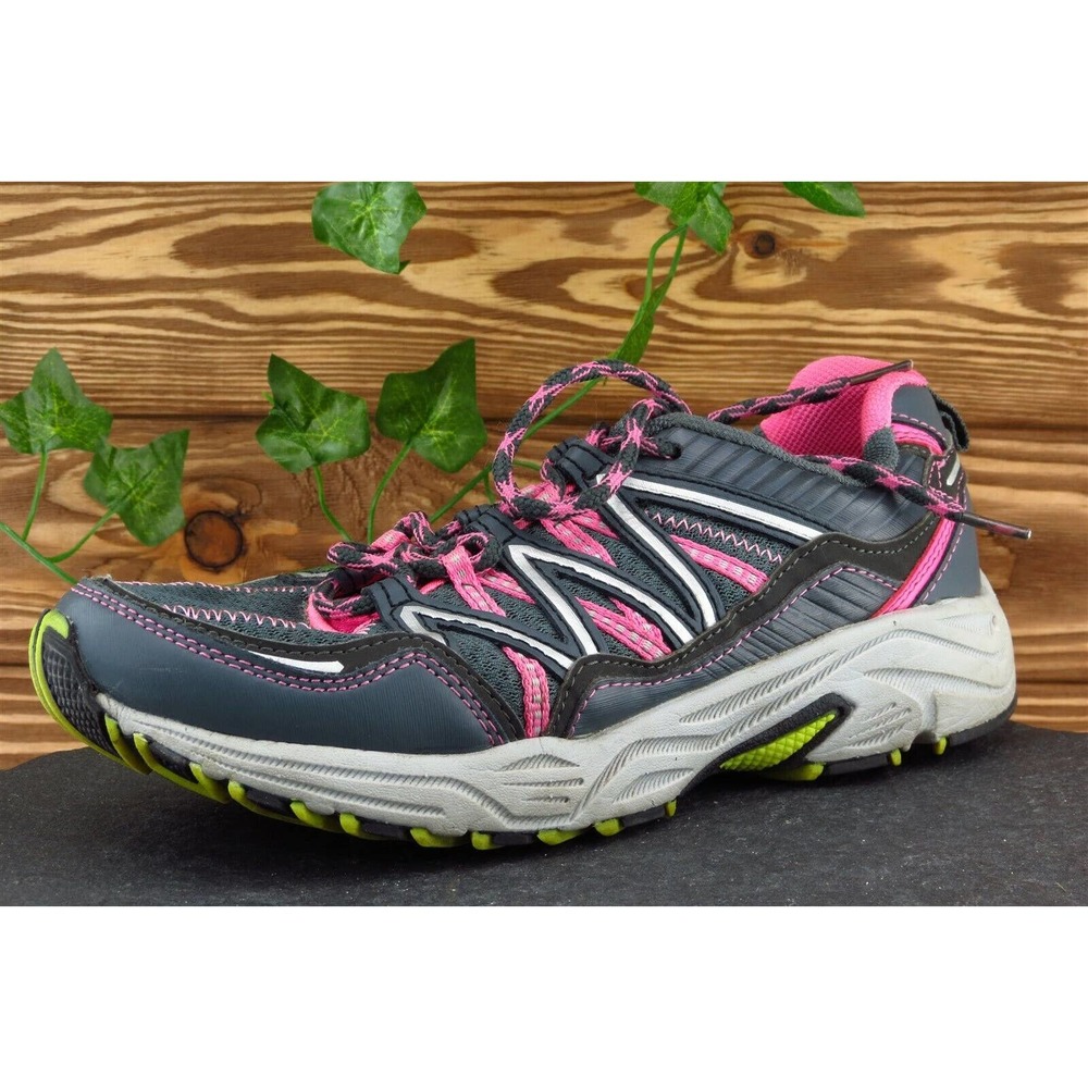 FILA Women Sz 8 M Gray Lace Up‎ Hiking Fabric Shoe